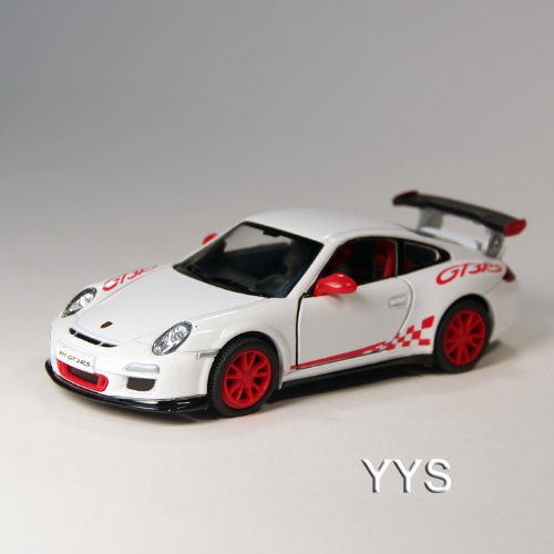 Porsche 911 GT3 RS Die Cast 1:36 Scale - White by Toysmith