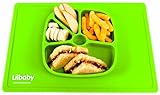 Placemat and Plate Suction Silicone by Lilbaby (Geometric Shape, Green)