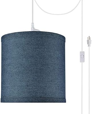 Aspen Creative 71056 21 One Plug In Swag Pendant Light Conversion