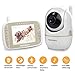 HelloBaby Video Baby Monitor with Remote Camera Pan-Tilt-Zoom, 3.2'' Color LCD Screen, Infrared Night Vision, Temperature Monitoring, Lullaby, Two Way Audio, Includes Wall Mount Kit