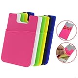 Dikley 3M Adhesive Sticker Back Cover Card Holder Pouch For Phone Cell Phone