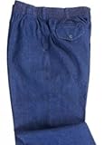 Falcon Bay® Big Mens Full Ealstic Waist Denim Pant (Big & Tall and Regular Sizes)