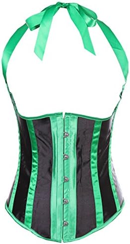 Modotop Women's Fashion Classic Halter stripes Corset Overbust Clinchers Top