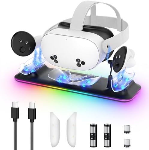 Amazon.com: Charging Dock for Meta Quest 3S/3, VR Charging Station