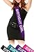 EYIW Purple Glitter Birthday Sash: Royal Queen Purple Satin - Silver Glitter - Birthday Girl Sash for Women - Happy Sweet 16th 18th 21st 30th