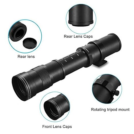 Teleobjetivo 420-800mm f / 8.3-16 para cámara réflex Digital con ...