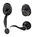 Honeywell 8106407 Wave Door Lever Handleset, Oil Rubbed Bronze