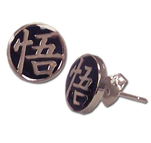 Dragon ball z goku symbol earrings