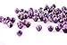 Natural Stone Beads 100pcs 8mm Amethyst Round Genuine Real Stone Beading Loose Gemstone Hole Size 1mm DIY Charm Smooth Beads for Bracelet Necklace Earrings Jewelry Making (Amethyst)
