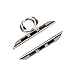 AsiaFly Necklace Pendant Compatible Apple Watch, Infinity & Double Loop Connector for Apple Watch Series 4, Series 3, Series 2, Series 1 Sport & Edition - Silver 42/44mm Infinity