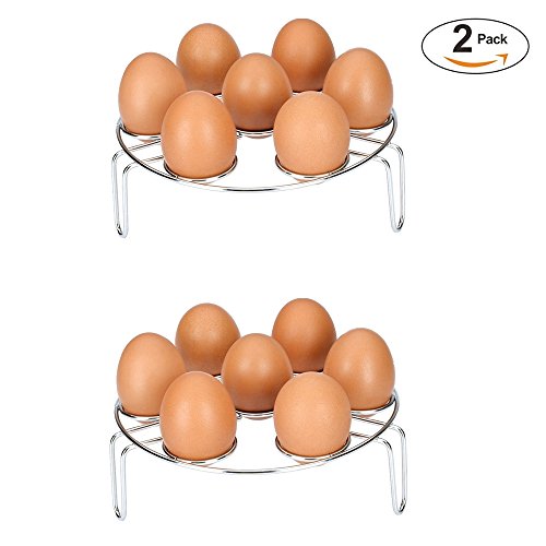 2 Piece Stainless Steel Egg Steamer Rack For Instant Pot accessories/Steam Rack For Pressure Cooker accessories