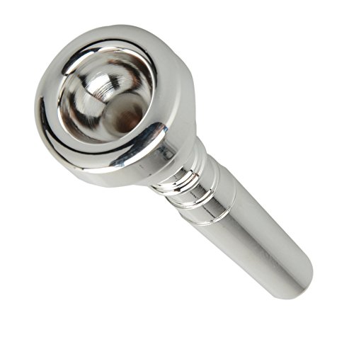 SunTrade Copper Alloy Trumpet Mouthpieces for For Yamaha or Bach, Conn and King Trumpet (5C, Silver 2) - Thumbnail 7