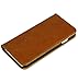 valkit for iPhone 7 Cases, iPhone 7 Wallet Case, Premium Genuine Leather Wallet Flip Folio Protective Stand Case Cover for iPhone 7 4.7 Inch with Magenet Closure and Credit Card Holder, Brown Color