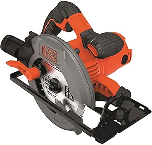 Sierra Circular 1500W, velocidad 5.500 rpm, diámetro de disco 190mm, corte a bisel 0-45°, Incluye guía lateral para corte recto y llave hexagonal, CS1550