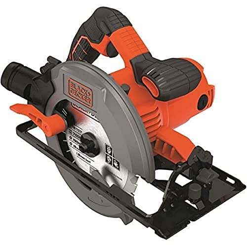 Sierra Circular 1500W, velocidad 5.500 rpm, diámetro de disco 190mm, corte a bisel 0-45°, Incluye guía lateral para corte recto y llave hexagonal, CS1550