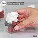 Ilyapa 2oz Plastic Dessert Cups - 50 Pack Mini Dessert Cups with Spoons - Clear Reusable Small Appetizer Cup for Cheesecake Shooters, Chocolate Mousse, Parfait - Party and Catering Supplies - Square