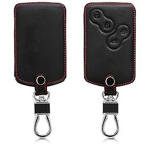 kwmobile autosleutel hoesje compatibel met Renault 4-knops autosleutelkaart (alleen Keyless Go) – Autosleutel behuizing…