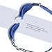 ZIONOR Swim Goggles, G6 Non Polarized Swimming Goggles UV Protection Anti-fog Adjustable Strap Adult Men Women (Non-Polarized Mirror Blue Lens Blue Frame)