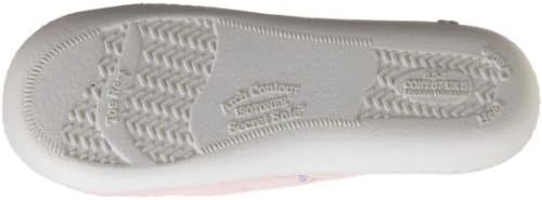 isotoner terry embroidered scalloped clog