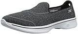Skechers Performance Women's Go Walk 4 Super Sock 4 Walking Shoe, Black/White, 9.5 M US