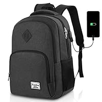 17.3 Inch Laptop Backpack,College Backpack for Men and Women,Water Resistant School Bag with USB Charging Port,Fits 17.3 Inch Laptop Notebook
