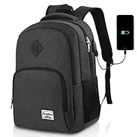 17.3 Inch Laptop Backpack,College Backpack for Men and Women,Water Resistant School Bag with USB Charging Port,Fits 17.3 Inch Laptop Notebook