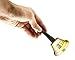 Juvale Ring for a Beer Handheld Bell - 5-Inch Steel in Gold & Black - Portable Bar Novelty Bell for Restaurant & Party