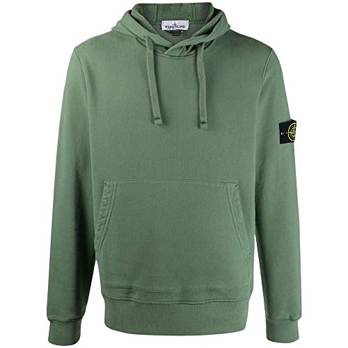 Stone Island Overhead Cotton Green Hoodie