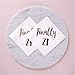 MAGJUCHE Finally 21 Cocktail Napkins, 50-Pack 3ply White Rose Gold 21st Birthday Dinner Celebration Party Decoration Napkin