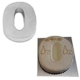 Large Number Zero Birthday Wedding Anniversary Cake Tins/Pans/Mould by Falcon 14