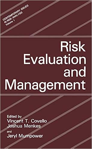 Amazon Com Risk Evaluation And Management Contemporary Issues In Risk Analysis 1 9781461292456 Covello V T Menkes Joshua Mumpower J L Books