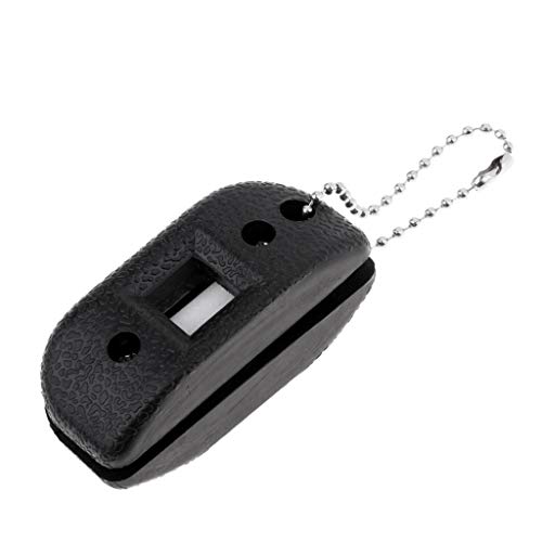 LEIPUPA Portable Ice Skates Blade Sharpener Oilstone Conditioner Care Kit - Black