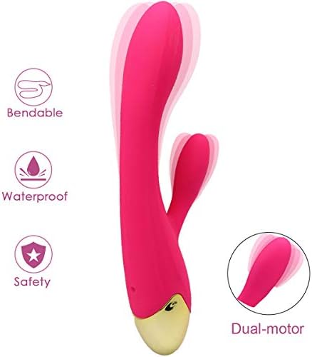 Handheld Therapeutic Vibrating,Percussion Deep Tissue Massager with Interchangeable Heads and Adjustable Speed est Rated for Travel Gift for Personal Sports Recovery (Pink) (Pink)