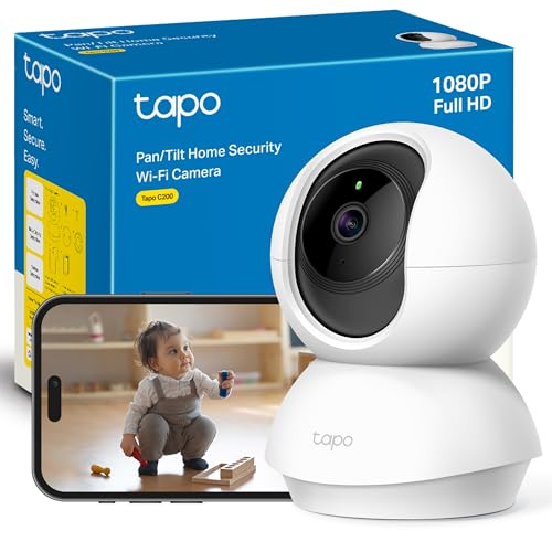 C200 - Cámara de Vigilancia WiFi Interior 360º, 1080p, Detección IA