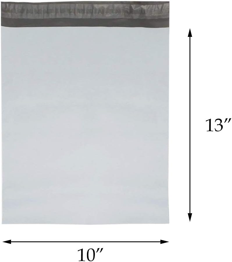9527 Product Poly Mailers Envelopes Shipping Bags Self Sealing, 100 Bags, 10x13 inches, 2.5 Mil (White) : Office Products