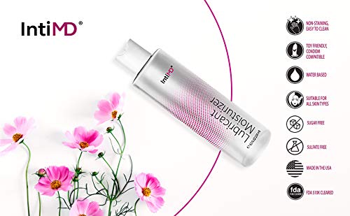IntiMD Personal Lubricant Moisturizer Water Based Lube, FDA 510K Cleared, Long Lasting, Sensitive Skin Friendly - 8.5oz - Thumbnail 4