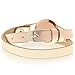 Essential Oil Diffuser Jewelry for Women Aromatherapy Anxiety Bracelet Hypoallergenic 316L Surgical Stainless Steel with Adjustable Genuine Leather 12 Pad Birthday Gift Set (Rose Gold)