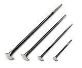TEKTON 3346 Rolling Head Pry Bar Set, 4-Piece