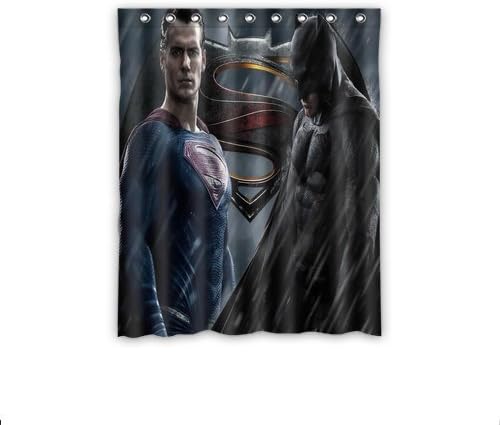Scott Shop Fashion Custom Batman V Superman Window Curtain Thermal Insulated Blackout Window Curtains Drapery / Panels / Treatment Polyester Fabric 52 "x 63" Inch