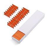 Ehdis Car Sticker Remover 100 PCS Plastic Razor Blades Edges for Plastic Blade Triumph 1.5" Scraper, Wipe off Label Glue Residue on Soft Surface No Scratched