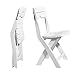 Quik-Fold White Patio Chair