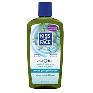 Image of Kiss My Face Cold + Flu Shower Gel, Eucalyptus & Menthol 16 oz (Pack of 3)