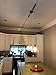 EUL Industrial Island Lighting Vintage Pendant Lamp with Clear Glass Shades Brushed Nickel-3 Light