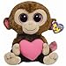 TY Beanie Boos - CASANOVA the Valentine Monkey ( Beanie Baby Size )