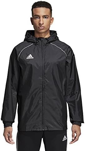 adidas mens rain jacket black