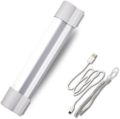 LED Closet Light,Multifunctional USB Rechargeable Portable Wireless 2.5W Dimmable 5 Types Modes LED Lights Tube,Eye-care LED Strip,Under Cabinet Lightening,with built-in ON/OFF switch,7.5 Inch