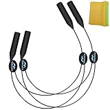 TESHIUCK Adjustable Eyewear Retainer, [2 Pack] Sports Sunglass Holder Straps, 16 inches for Men Women Sport Sunglasses Strap Retainer(black)