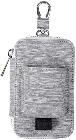 Lyw11 IQOS 3.0 Electronic Cigarette Bag Storage Case, Portable IQOS 3.0 Accessories Case Pouch Organizer With Buckle Protective Cover IQOS (Color : Gray)