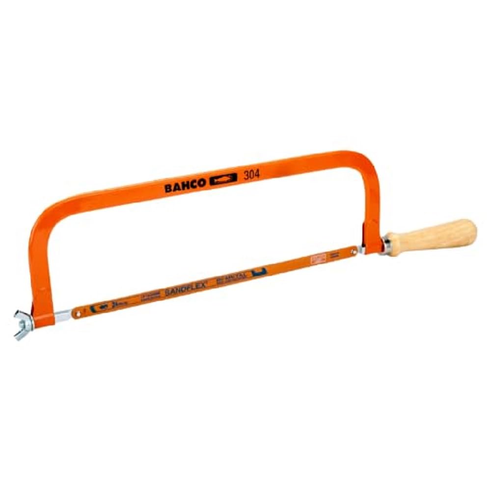 Bahco 304 Hand Hacksaw Frame, Multi-Colour, 517 mm