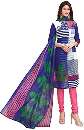 minu Women's Salwar Suits Sets Stitched 46 Green